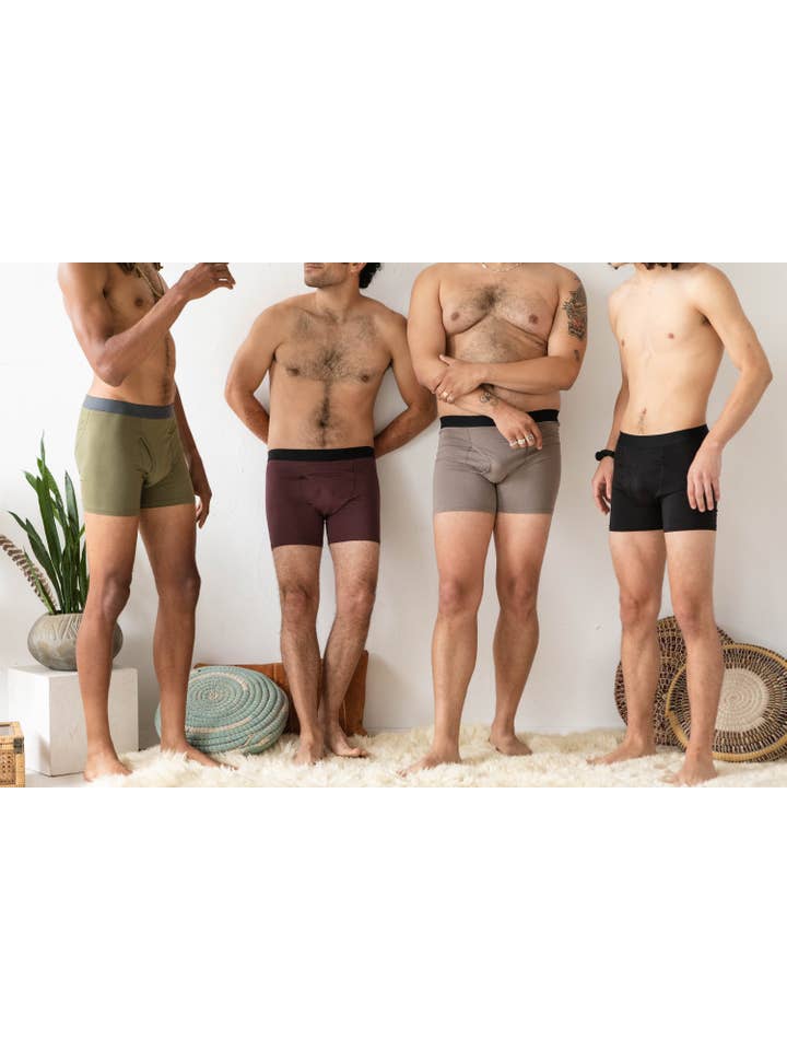 UNA PLUMA - Wholesale Underwear - Men's - Organic Cotton Boxer Briefs - Single Pair of Men’s Underwear5