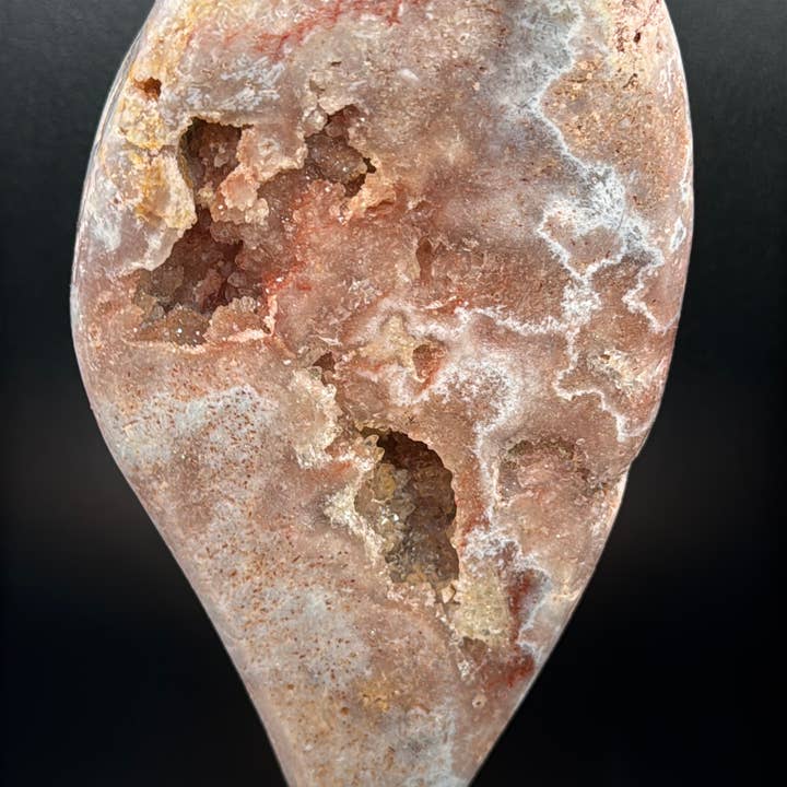 The 7 Directions - Wholesale Spiritual Stone/Crystal - Pink amethyst free form from Brazil w/ info card H2118