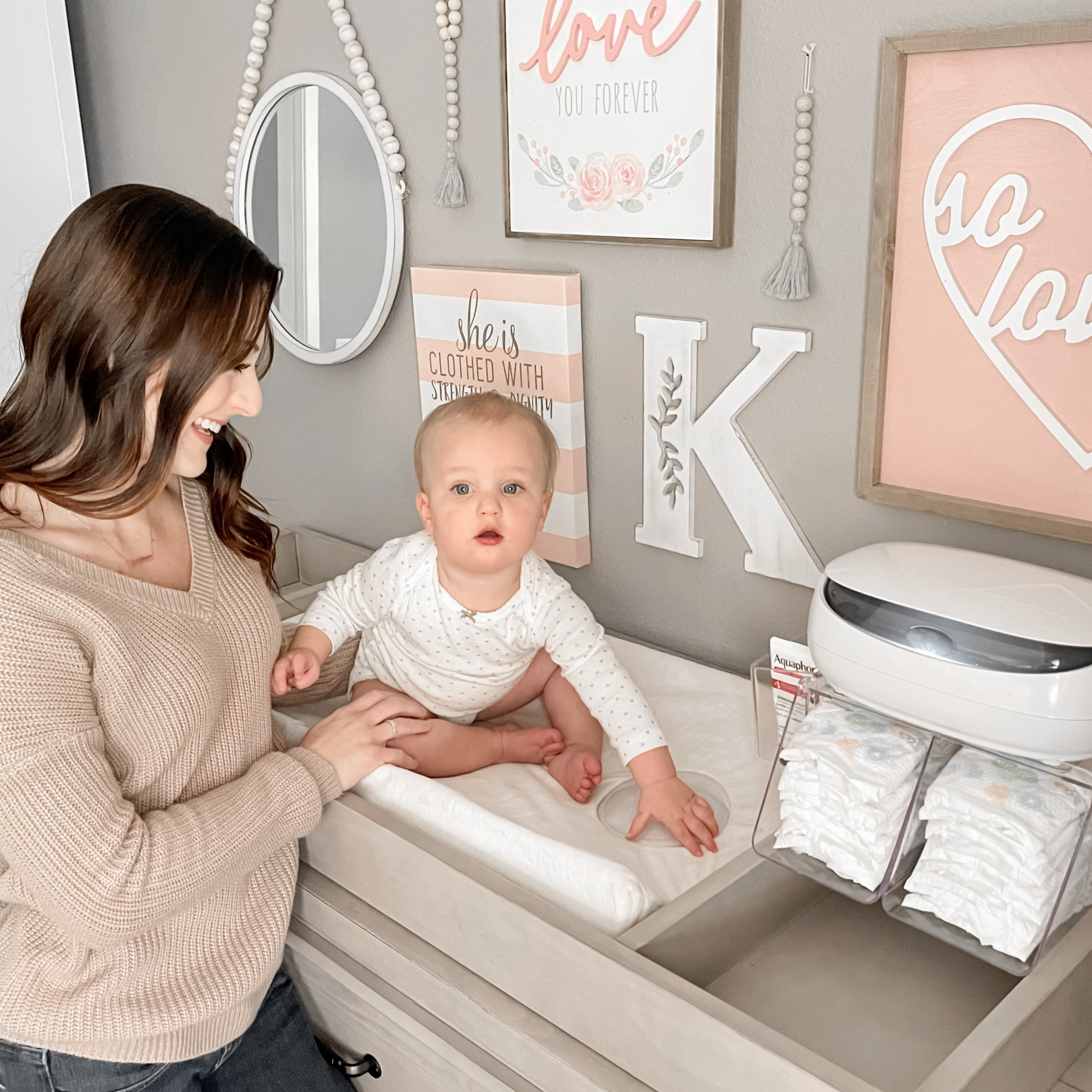 Prince Lionheart - Venta al por mayor Organizador de pañales- Bebés - Dresser Top Diaper Depot™8