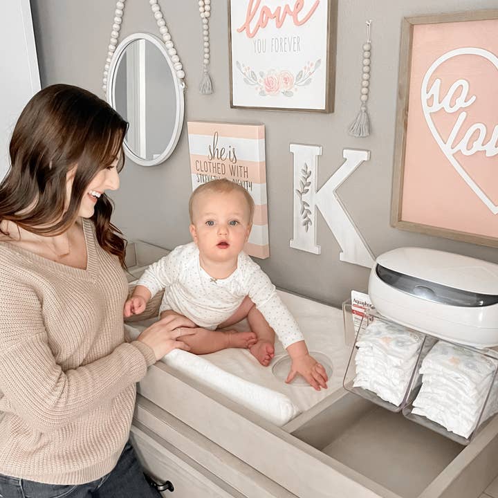 Prince Lionheart - Venta al por mayor Organizador de pañales- Bebés - Dresser Top Diaper Depot™8