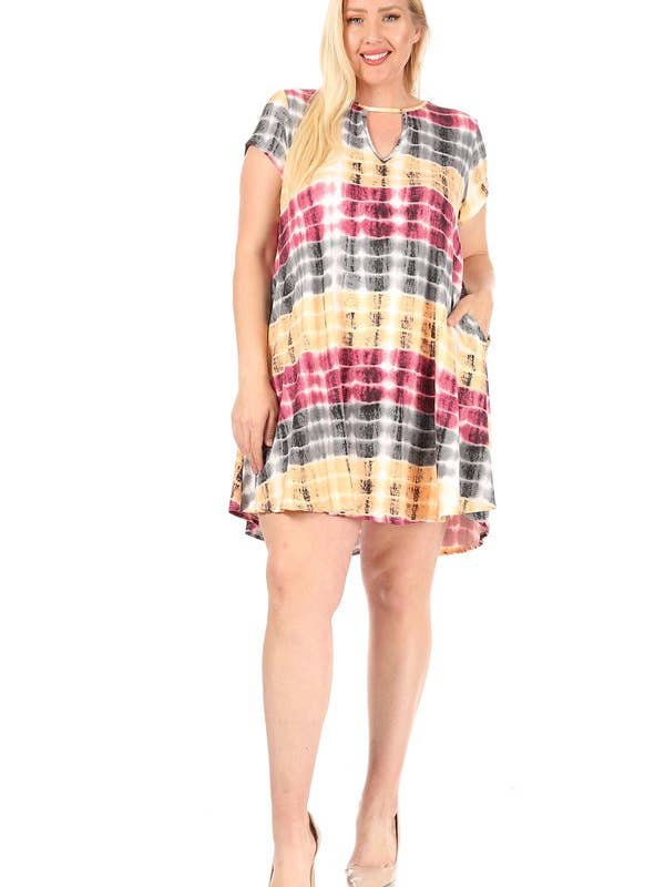 Vestido de oscilación con ojo de cerradura para venta al por mayor de VIBE Apparel Co