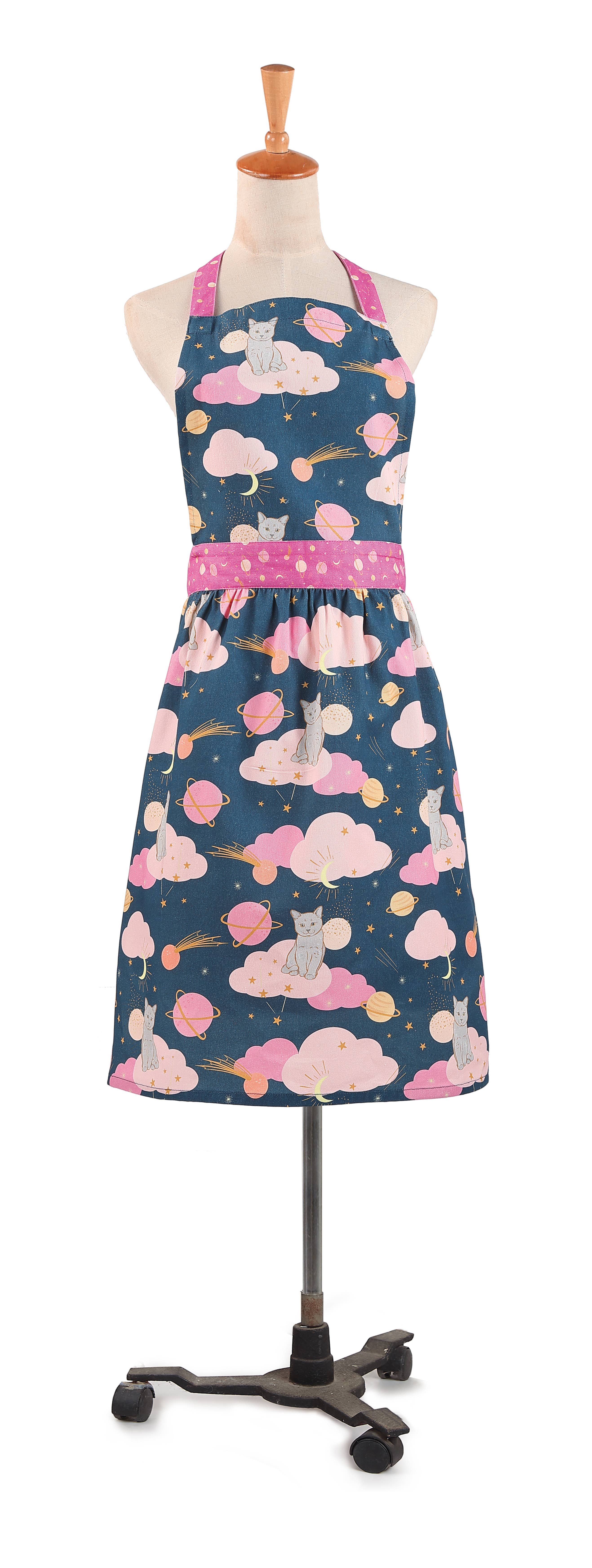 Peking Handicraft - Wholesale Apron - Cosmic Cat Digital Print Apron - Teresa Chan1