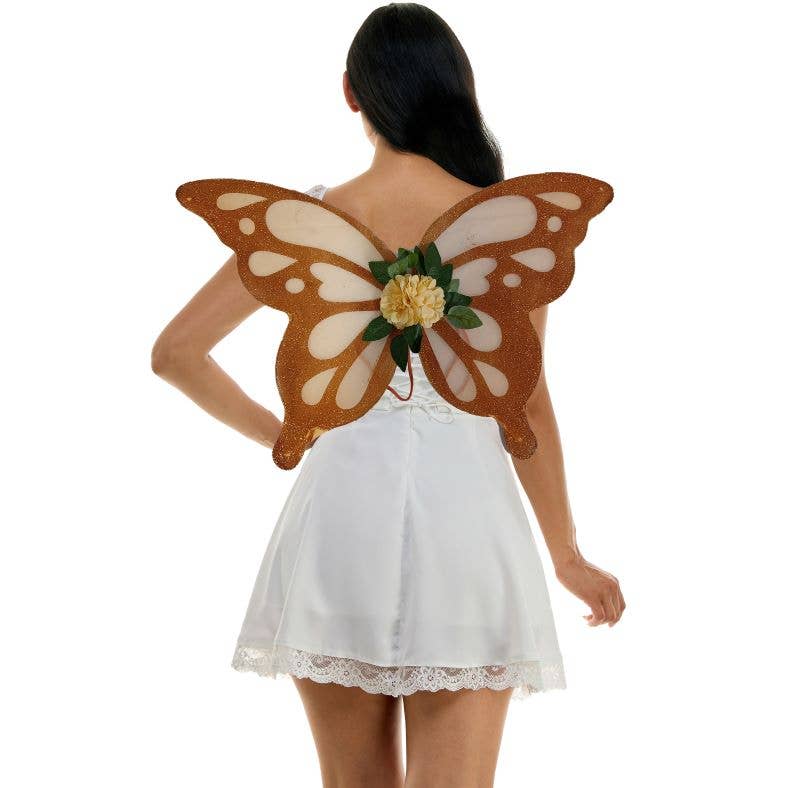 KBW Global Corp. - Wholesale Costume - Unisex - Orange Fairy Glitter Wings