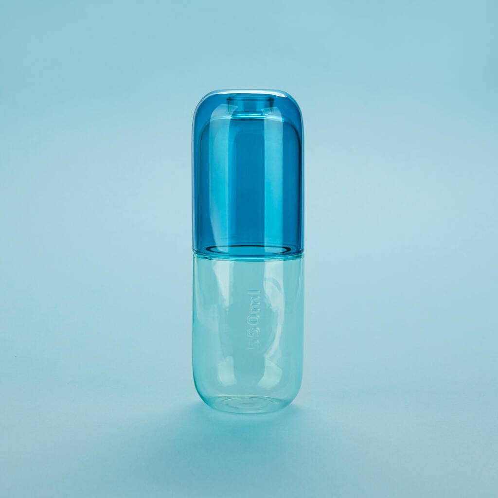 Balvi - Wholesale Water Bottle - Botella & Vaso, Water Pill, 550 ml, blue1