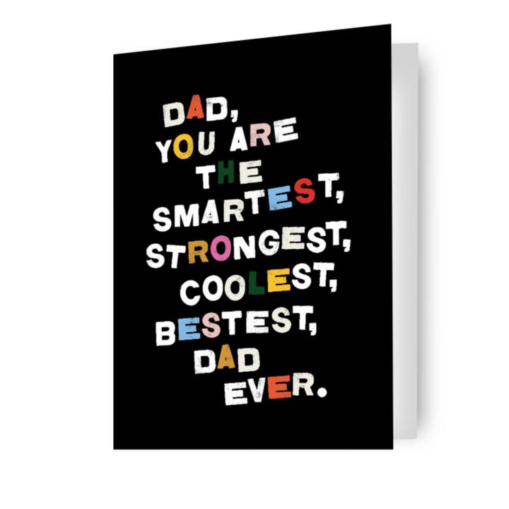 Kate Smith Dad Father's Day Card for wholesale by Danilo Promotions Ltd