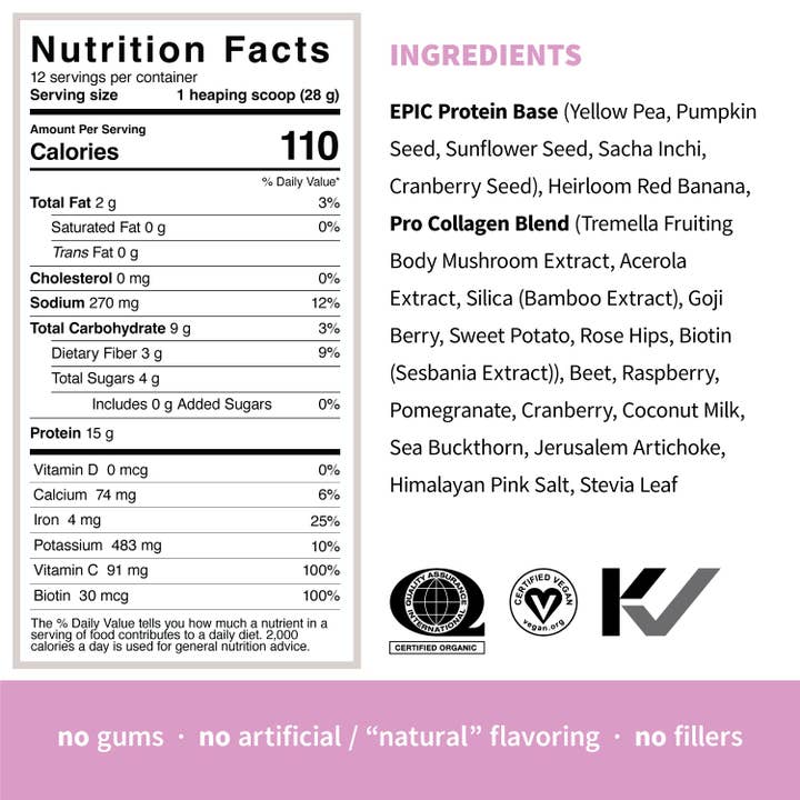 Sprout Living - Wholesale Protein/Superfood Powder - Epic Protein | Organic Plant Protein, Pro Collagen, 336 G2