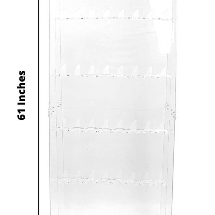 Elan Bazaar - Wholesale Wine Rack - 5 FT. Champagne Wine Glass Flute Holder Wall Stand, Holds 40