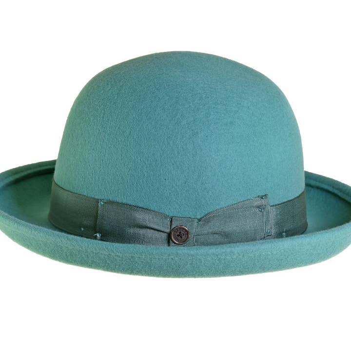 The Game Keeper Felt Hat - KIDS - Turquoise for wholesale by Fallen Broken Street