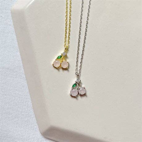 ZEYZEY - Vendita all'ingrosso Collana con ciondolo/pendaglio - Collana con Ciliegia in Argento Sterling1