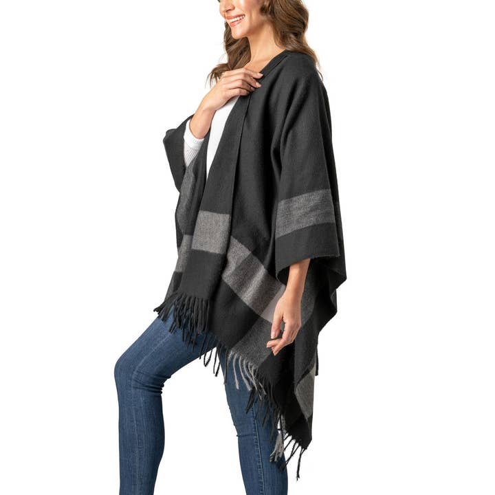 DM Merchandising - Wholesale Wrap - Women's - Allthreads Highland Wrap Open Stock