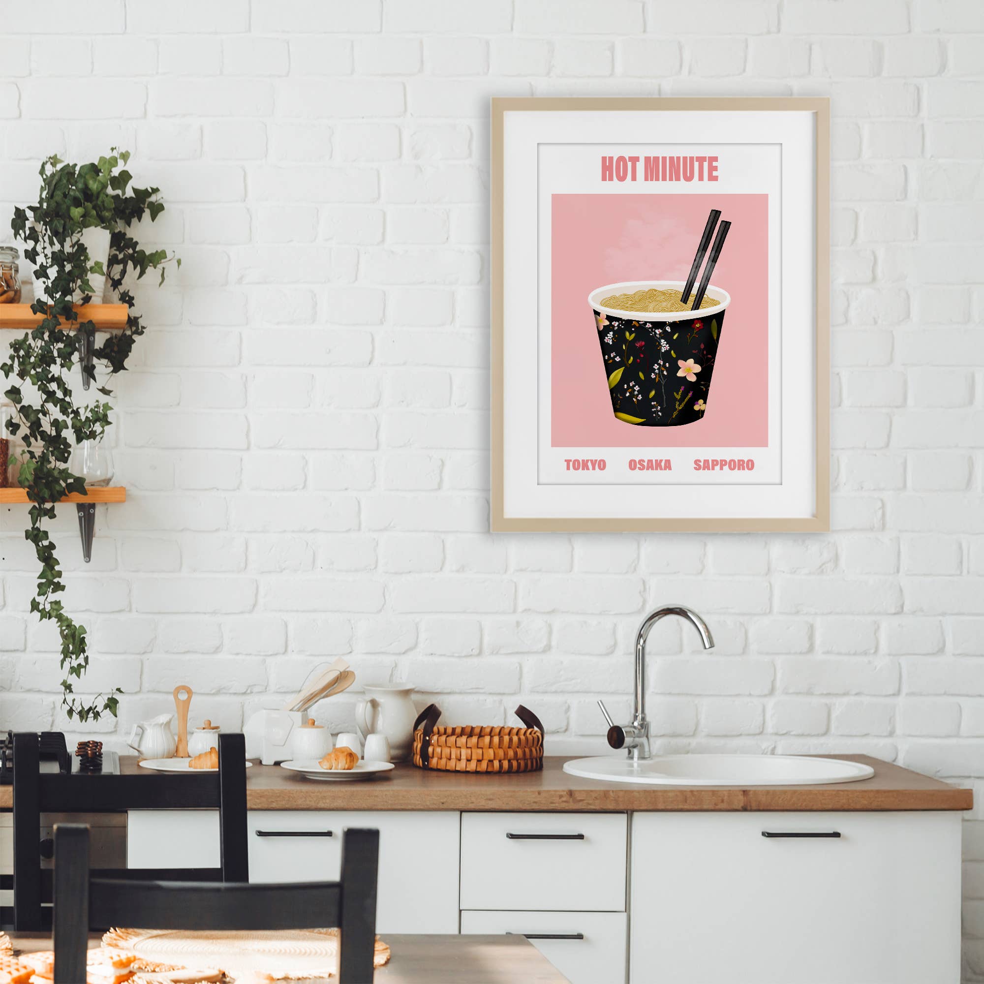 Stupell Industries - Wholesale Wall Sign - Hot Minute Cup of Noodles - Print Under Glass Wall Art4