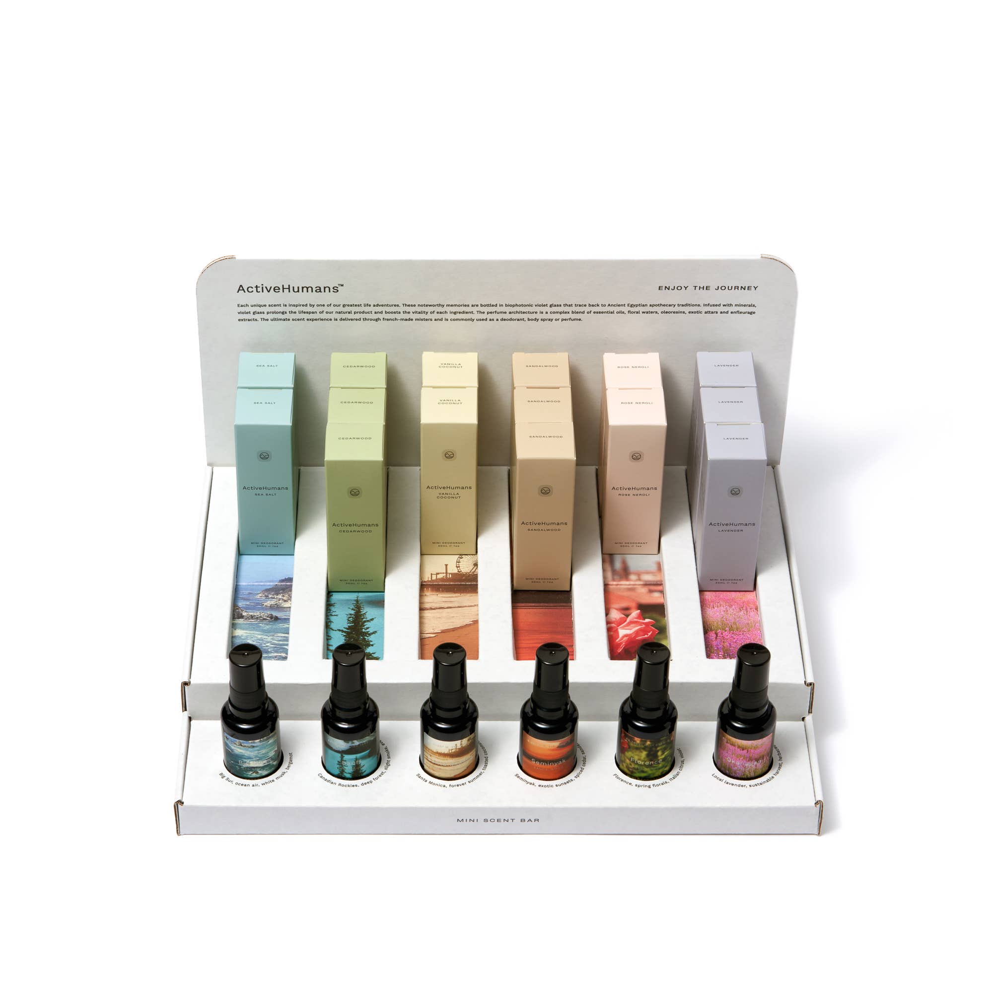 activehumans - Wholesale Deodorant - Unisex - *Bestseller* MINI SCENT BAR DISPLAY Fully Loaded3