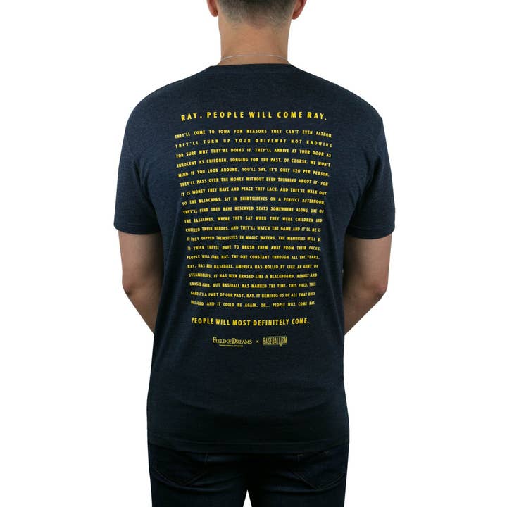 Baseballism - Wholesale Screen Printed T-Shirt - Men's - Field of Dreams - People Will Come