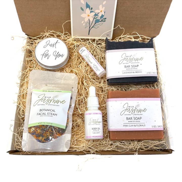 Just For You Gift Box for wholesale by Wild Jasmine Natural Apothecary