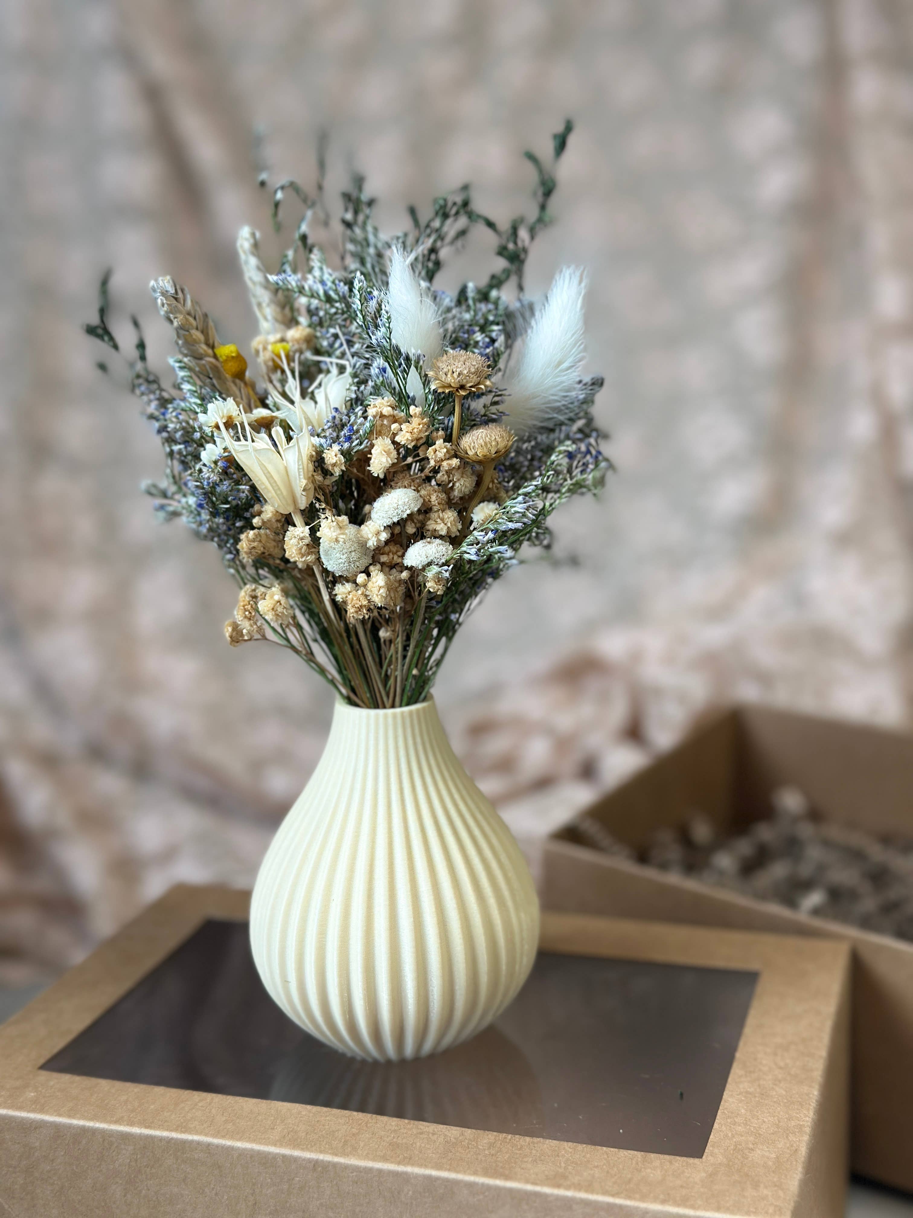 The Gardeners Wife - Wholesale Vase -  Bouquet in a Box — Dried Floral Bouquet + Vase Gift Set 0