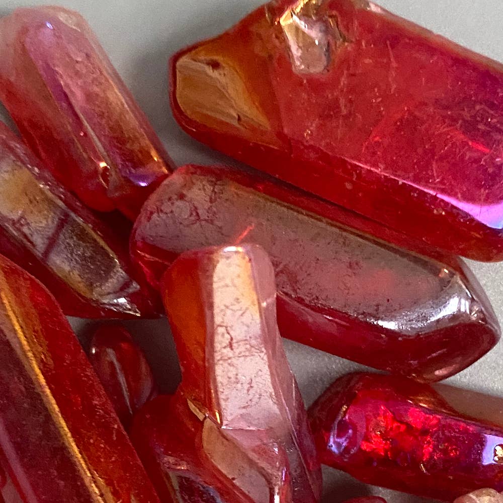 VIE – wholesale Spiritual stone/crystal – Electroplated Quartz Points, 2-3cm, Single11