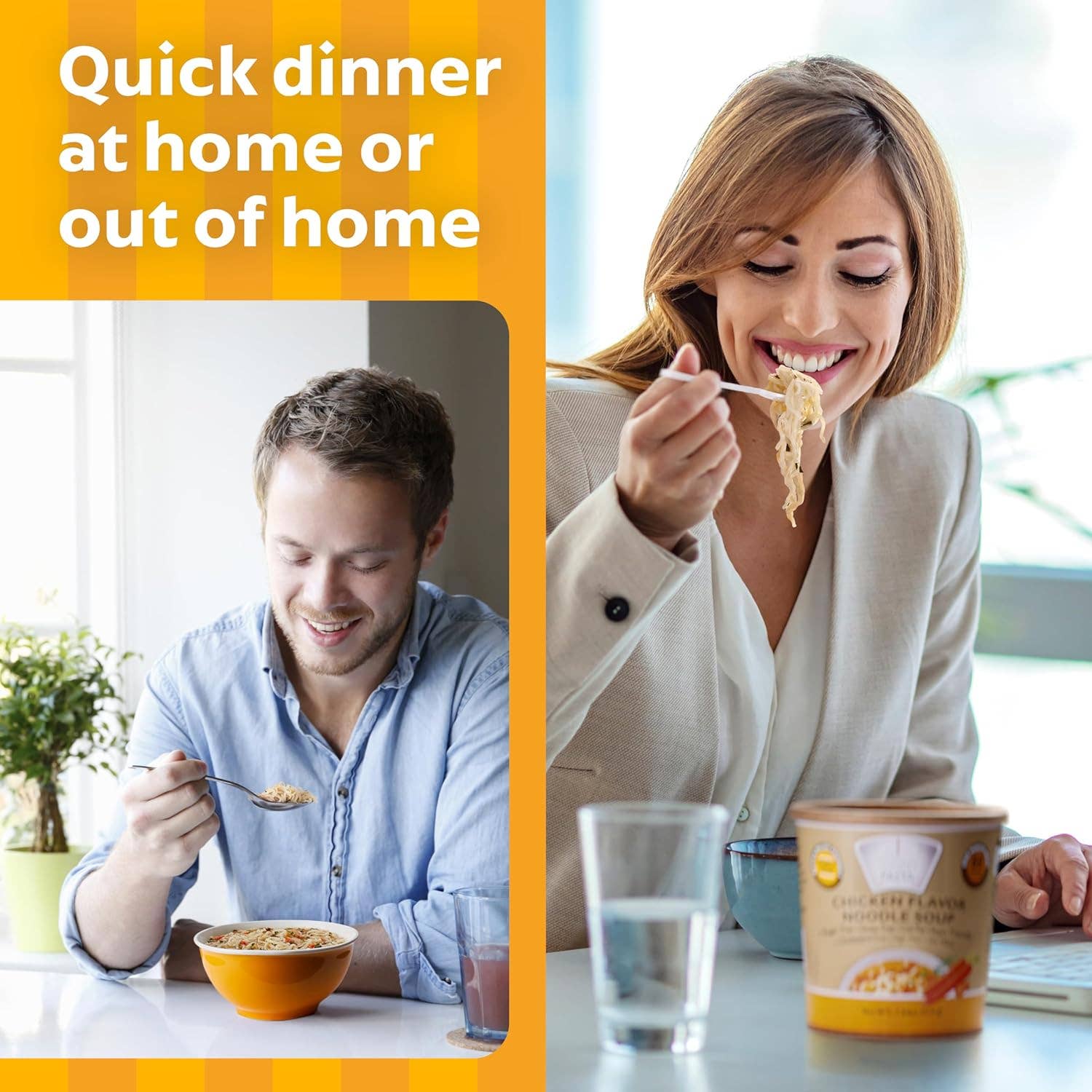 Wholesome Good - Wholesale Soup - Skinny Pasta Chicken Soup 69 Calorie Keto Gluten Free 7.54oz7