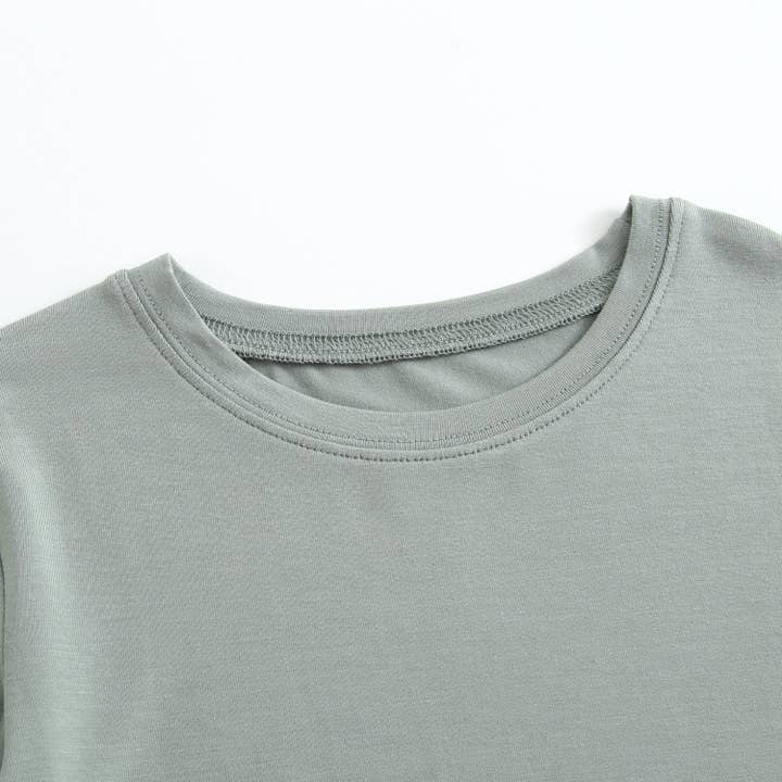 Bamboo 2-Piece Pjs - Lily Pad for wholesale by Early Grey