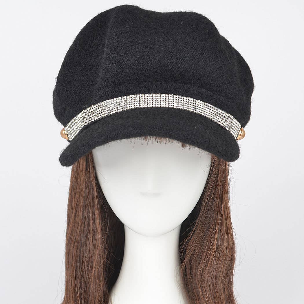BK One Rhinestone Line Fashion Cap for wholesale on Faire1