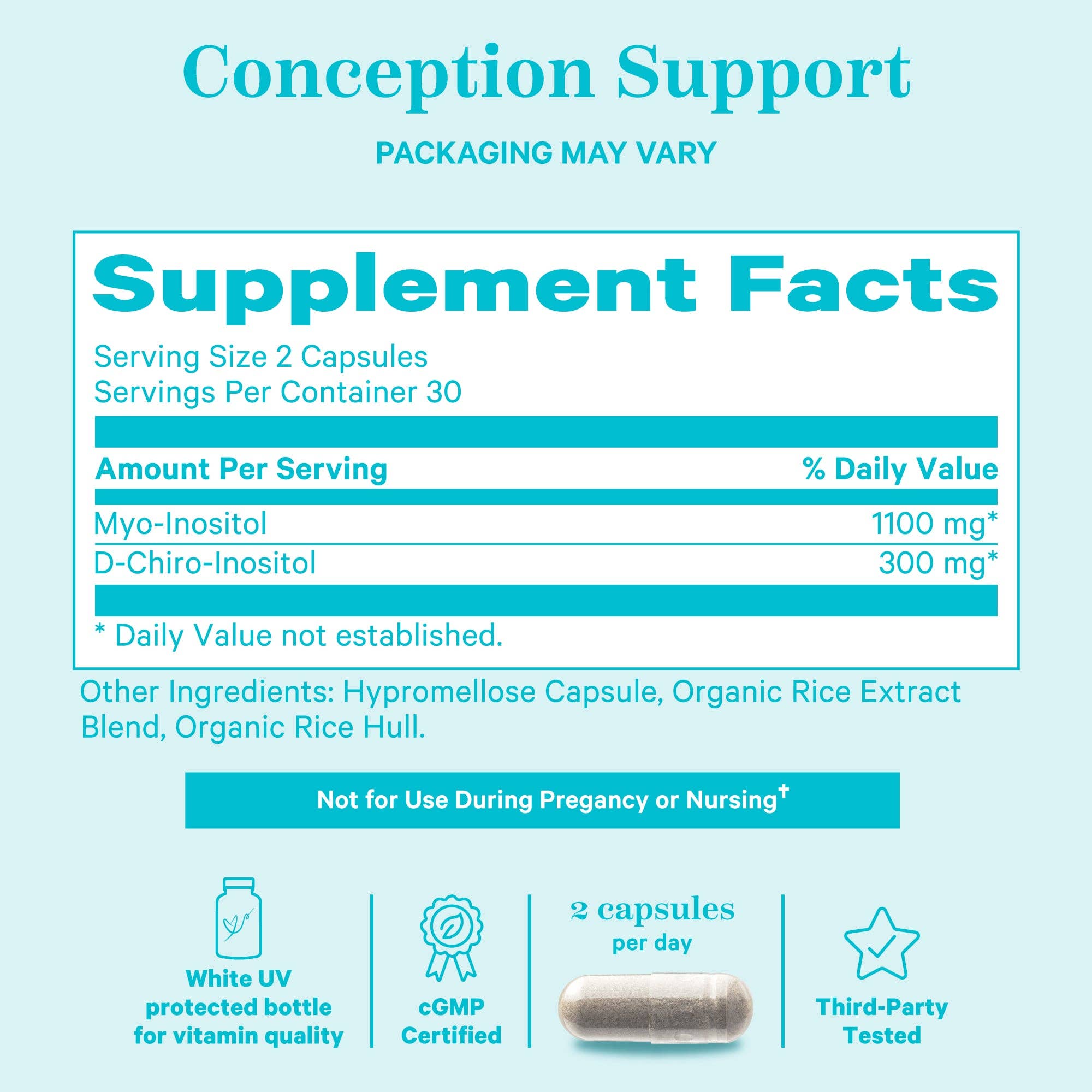 Pink Stork - Vendita all'ingrosso Vitamine/integratori orali - Miscela di inositolo Myo/Chiro 3.6:13