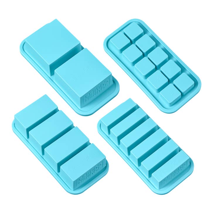 Souper Cubes - Vendita all'ingrosso Contenitori per alimenti - Vassoi per congelamento in silicone Souper Cubes - Confezione iniziale per la vendita al dettaglio