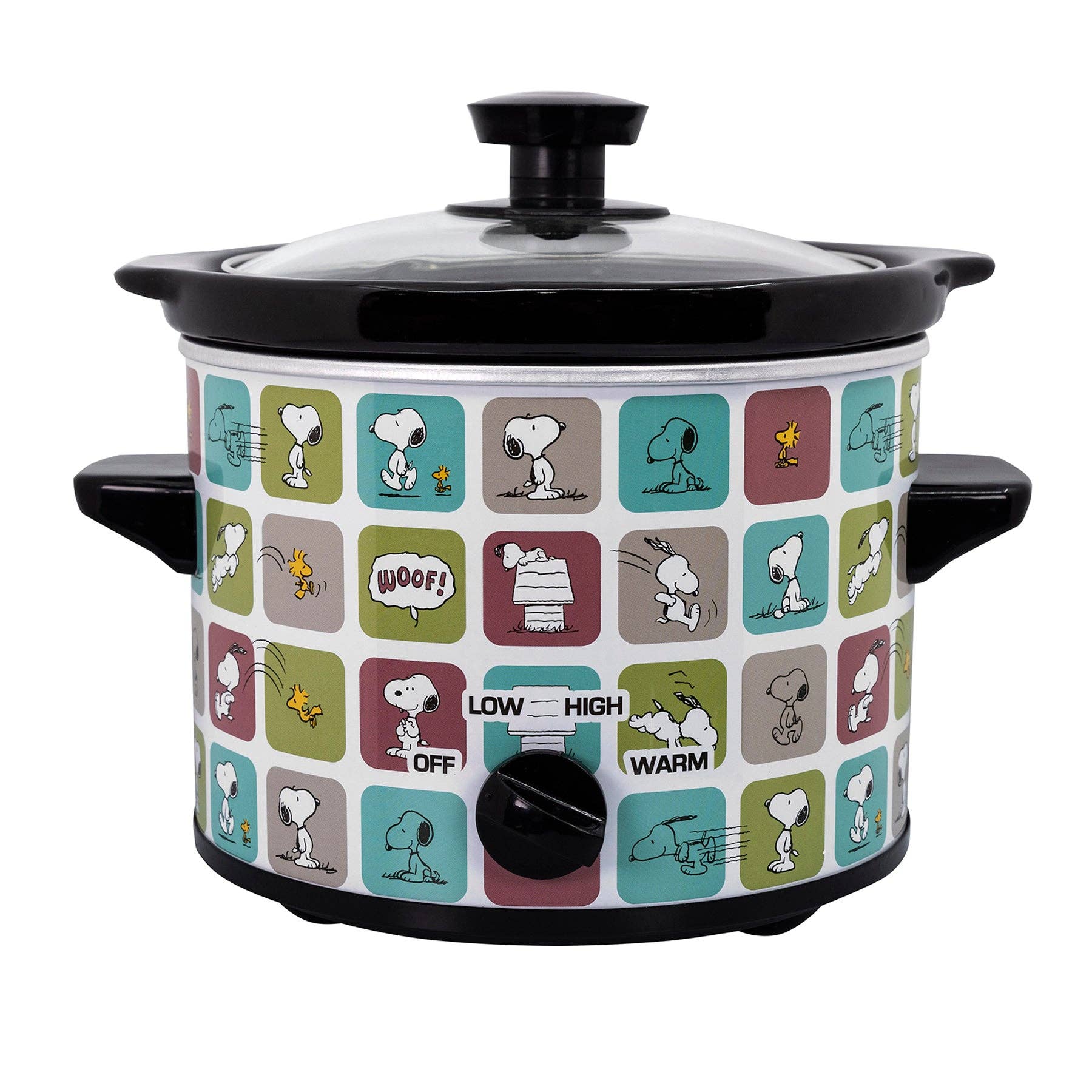 Uncanny Brands - Wholesale Cooking Pot - Uncanny Brands Peanuts Snoopy & Woodstock 2 Quart Slow Cooker6