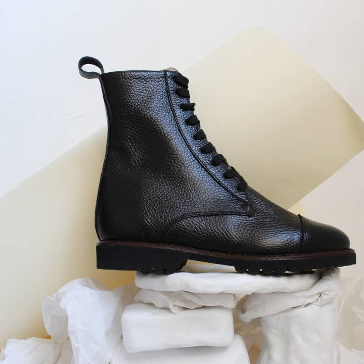 Botas de couro Serge por atacado de FIORE DE LUCA