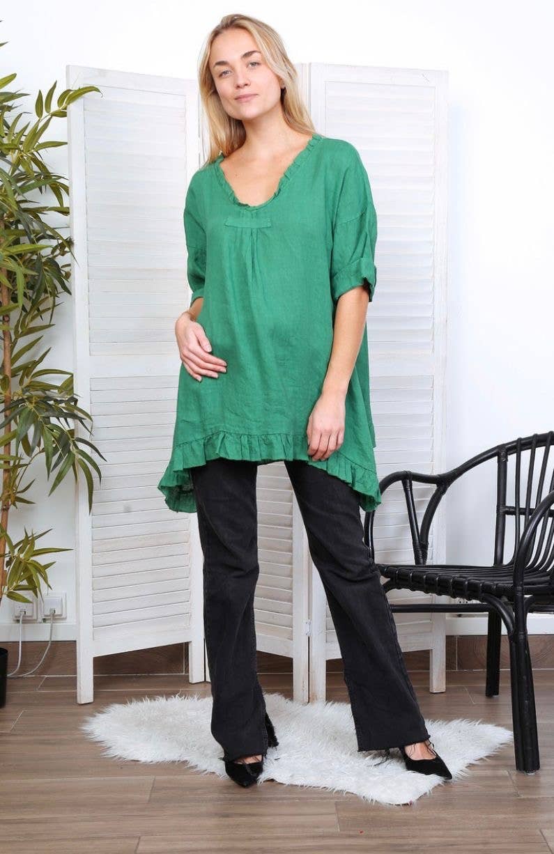 LÉA & LUC - Wholesale Tunic - Women's - 100% Linen Tunic REF.1076812