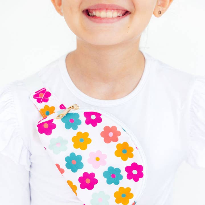 Mila & Rose - Wholesale Belt Bag - Kids - Retro Floral Belt Bag0