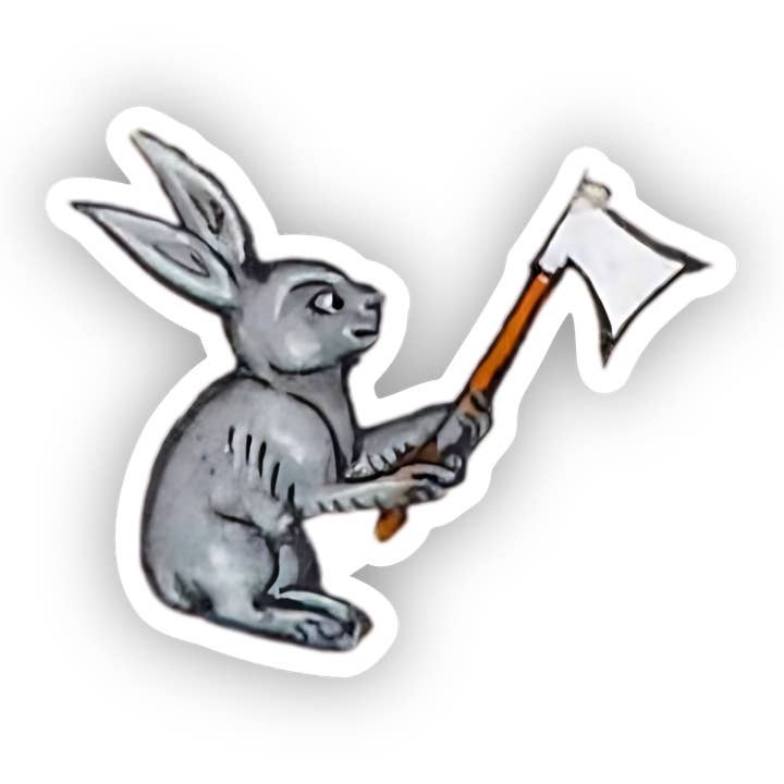Medieval Marginalia Rabbit With Axe Vinyl Sticker and other Purchase Wholesale medieval goblets. Free Returns & Net 60 Terms on Faire trending on Faire.