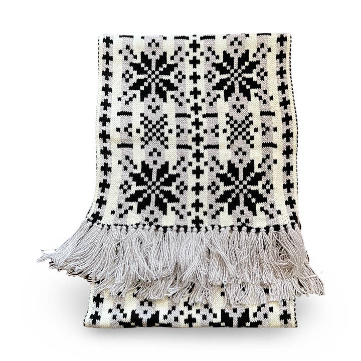 Lenço Nordic Winter - Quente - Asenka - Creme - Unisex por atacado de Nordic Wools