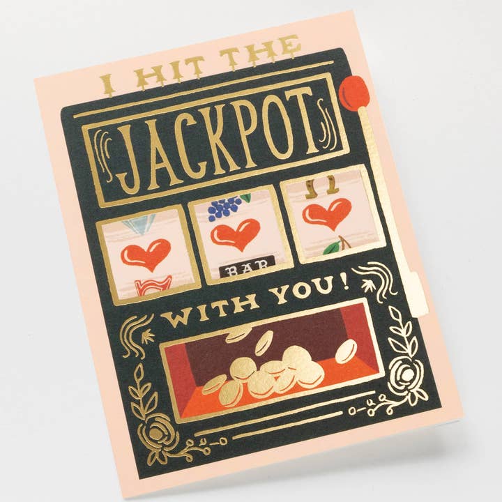 Rifle Paper Co. - Wholesale Love Card - Jackpot Valentine's Day Card1