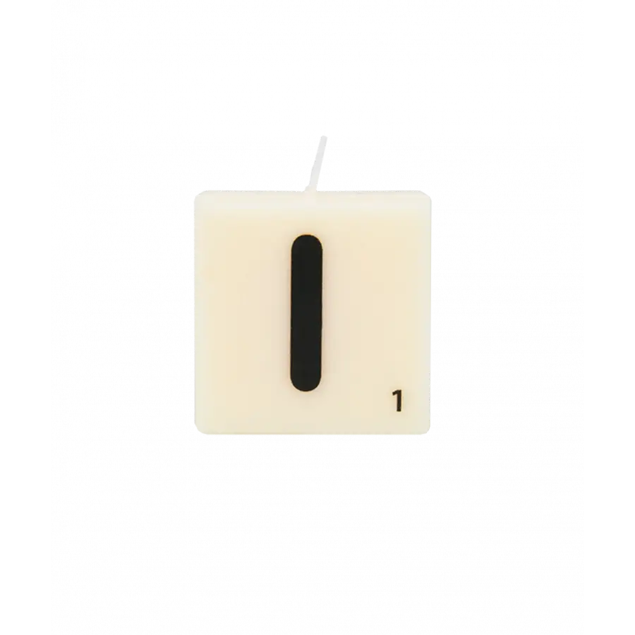 The Gift Label - Vendita all'ingrosso Candele a lumino - CANDELA LETTERA E NUMERI - I0