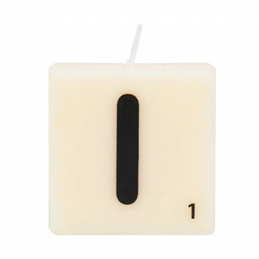 The Gift Label - Wholesale Tea Light Candles - LETTER AND NUMBERS CANDLE - I0
