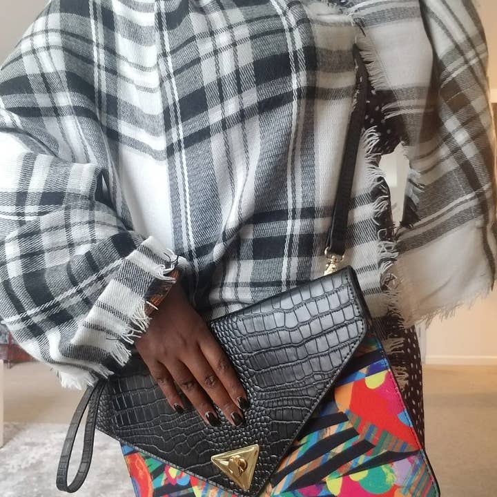 AMMA JO - Wholesale Clutch Bag - Women's - Wild Thing Genuine Leather Envelope Clutch2