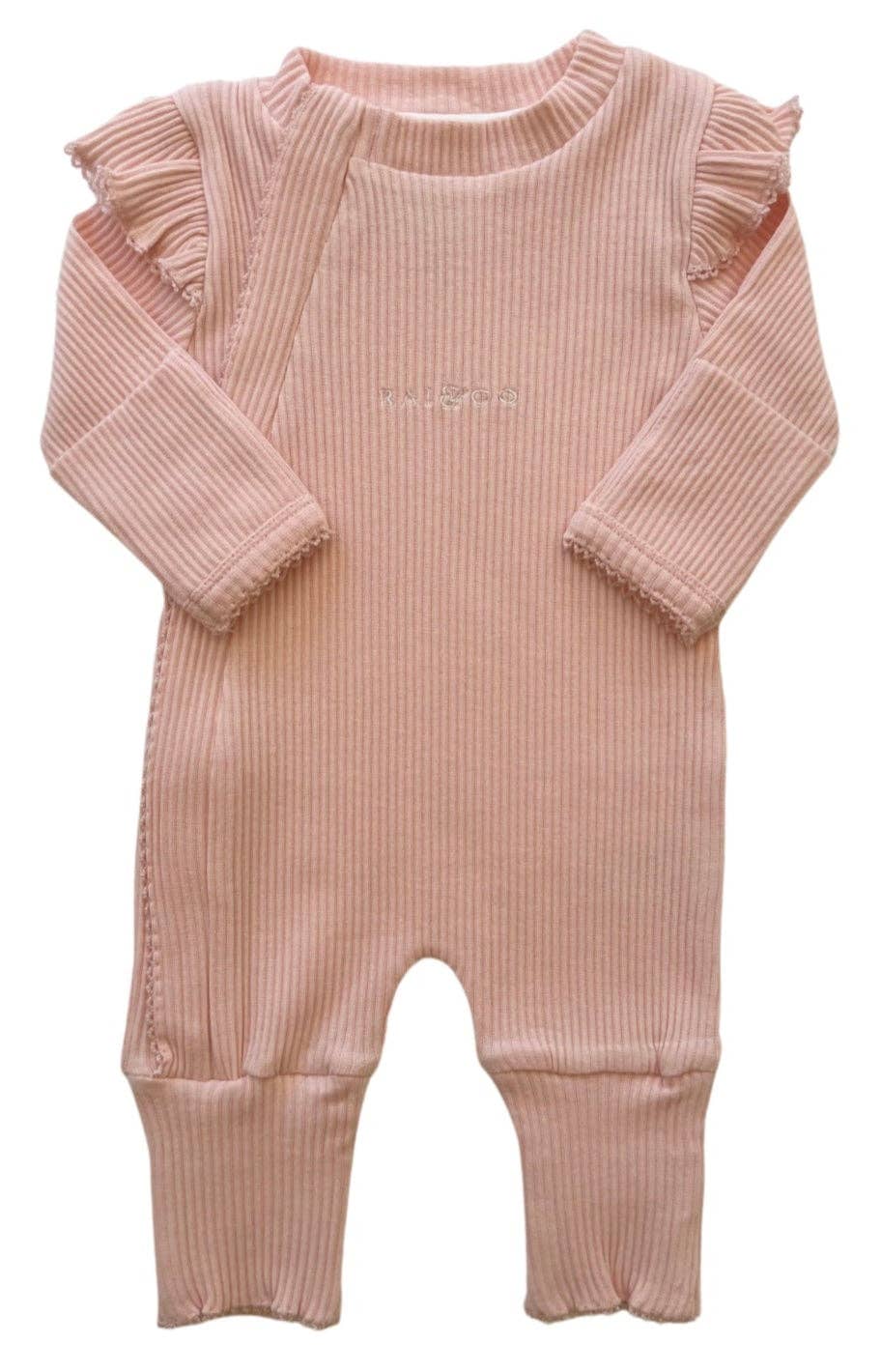 RAI & CO - Venta al por mayor Peto - Bebés - Body de canalé con volantes1