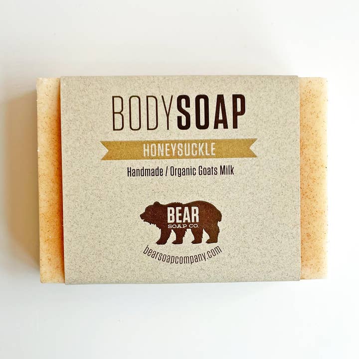 Honeysuckle Body Soap for wholesale by Bear Soap Company