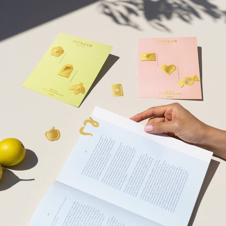 54 Celsius - Wholesale Bookmark - Metal Clips "Philosopher" - paperclips, bookmarks & bag art2