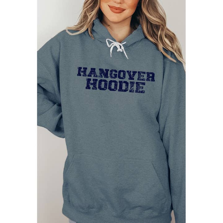 Grafisk nødlidende tømmermænd hættetrøje for engroshandel hos Kissed Apparel