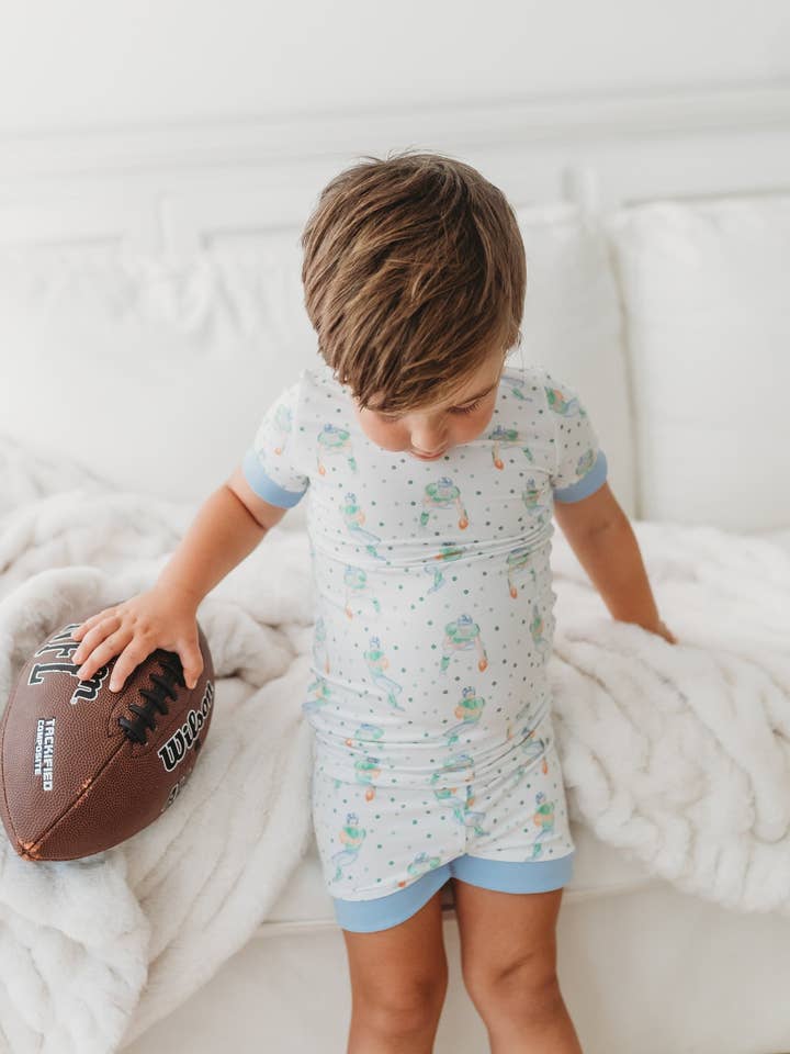 Tiny Touchdowns Comfort Set for wholesale by Love and Grow Clothing Co