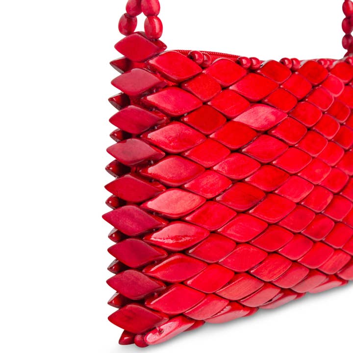 SHANPAULO LLC - Vendita all'ingrosso Borsa a tracolla - Donna - Borsa a tracolla Santorini - Rosso4