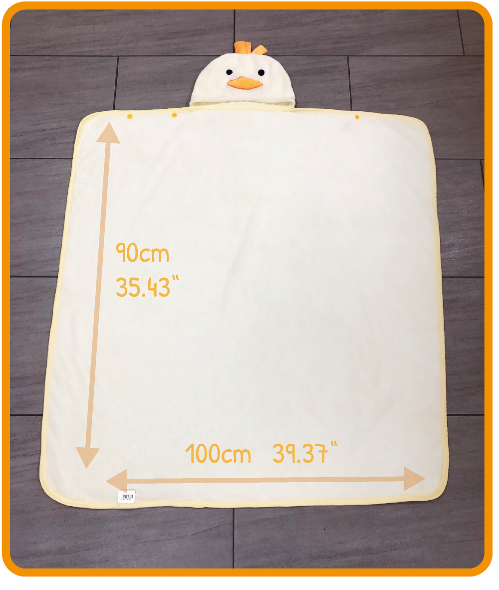 HECKBO - Wholesale Hooded Towel - Kids & Baby - baby 3D hooded towel chick1