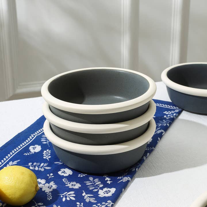 Stone + Lain - Wholesale Dinnerware Set - Capri Stoneware Dinnerware Set - Grey5