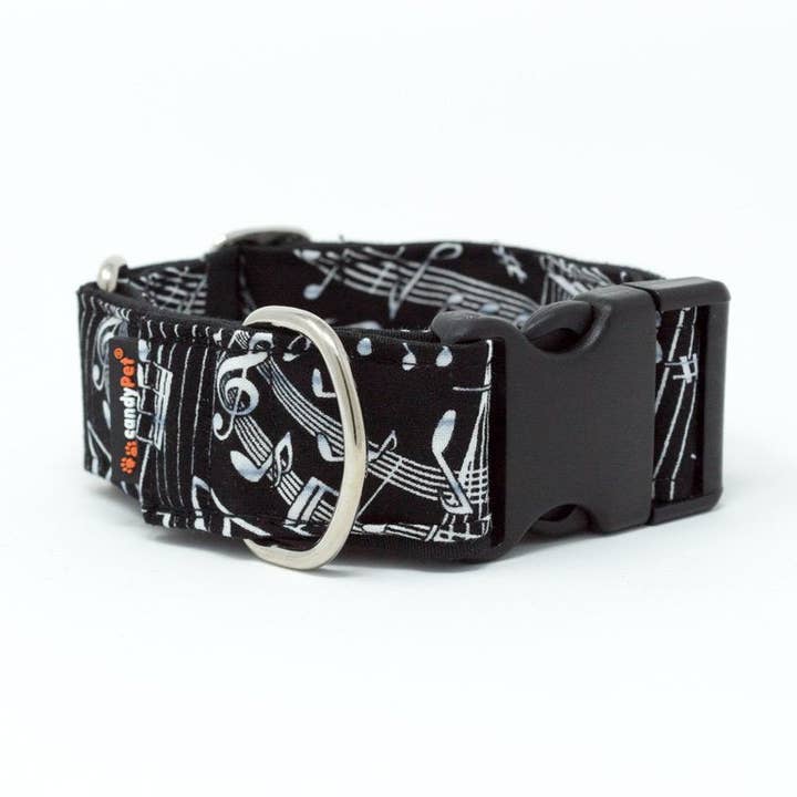 Collier Martingale avec Fermeture à Clip - MUSIQUE pour la vente par candyPet