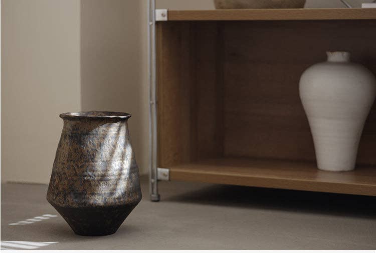 Gohobi （We cover U.S. import duties） - Wholesale Vase - Gohobi Japanese-style wabi sabi handmade large vase 0036