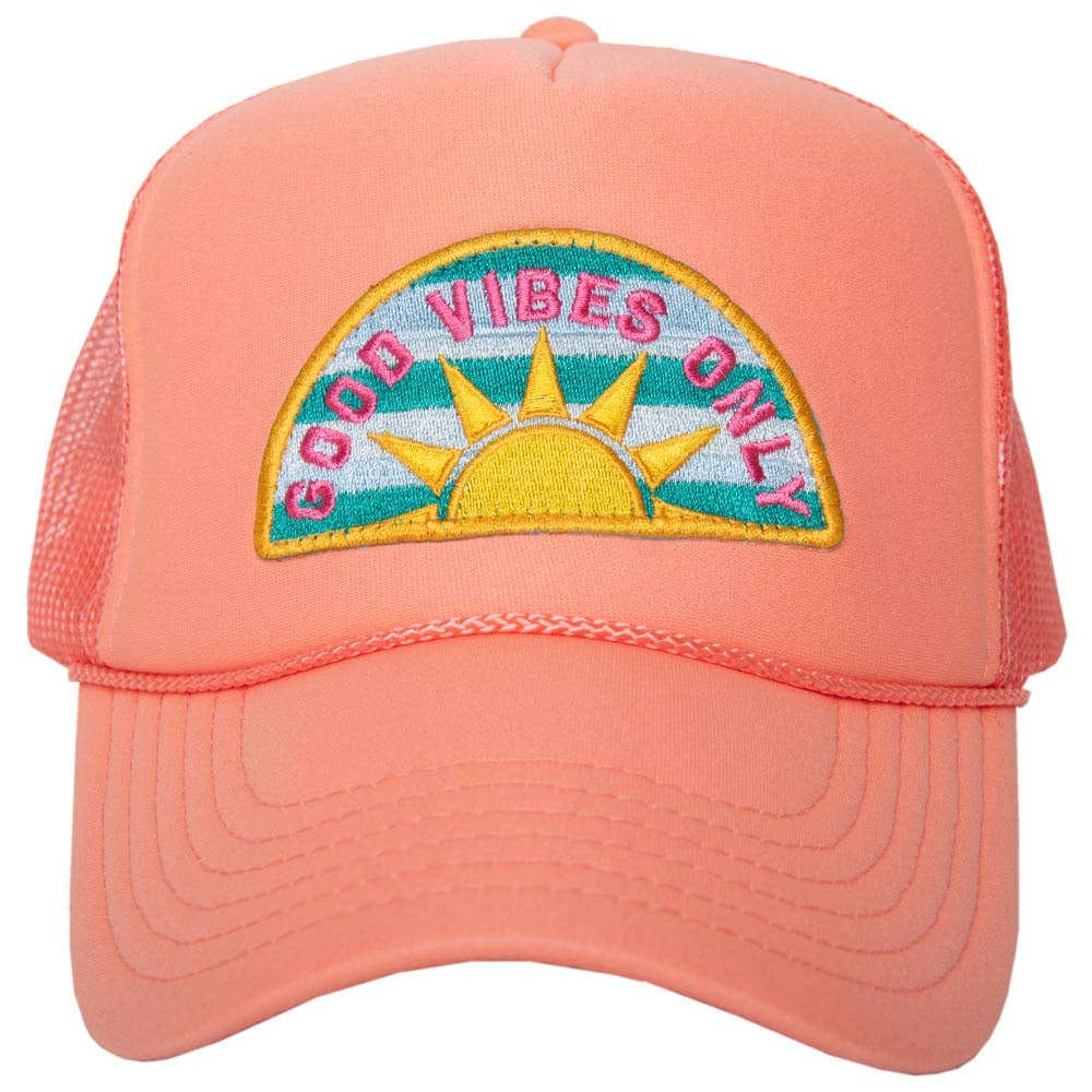Katydid – wholesale Truckerkeps – Dam – Good Vibes Only Patch Foam Truckerhatt3