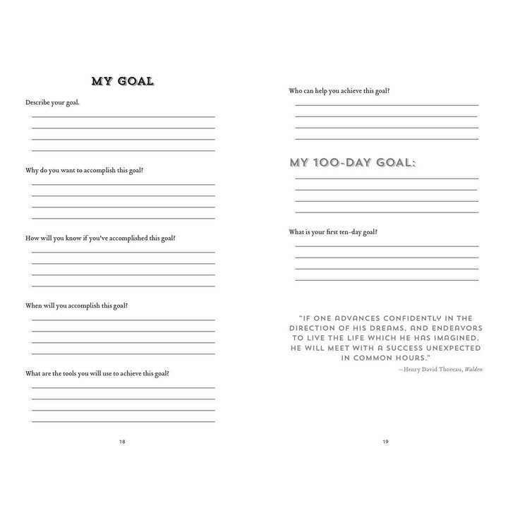 Hachette Book Group - Wholesale Journal/Diary - The 100-Day Goal Journal: Accomplish What Matters to You6