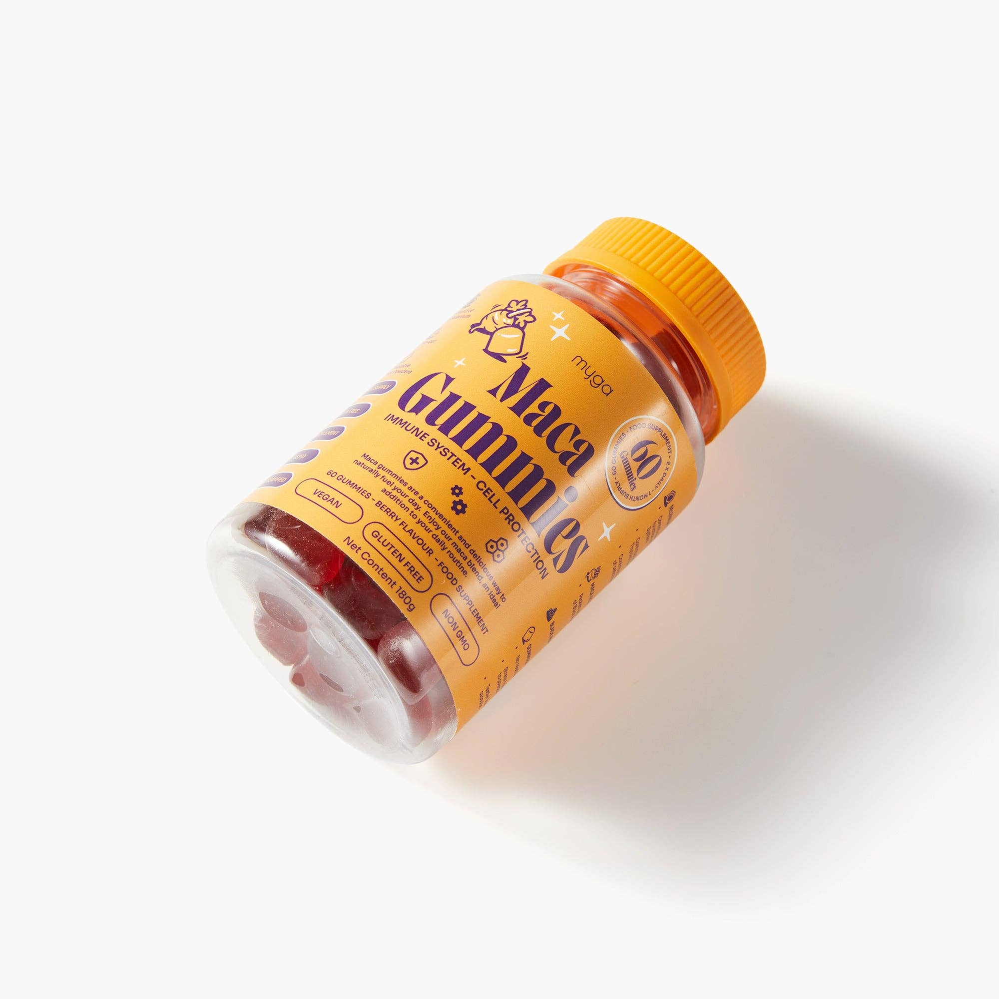 Myga - Wholesale Oral Supplement/Vitamin - Myga Maca Gummies – Vegan Berry Energy & Balance Support3