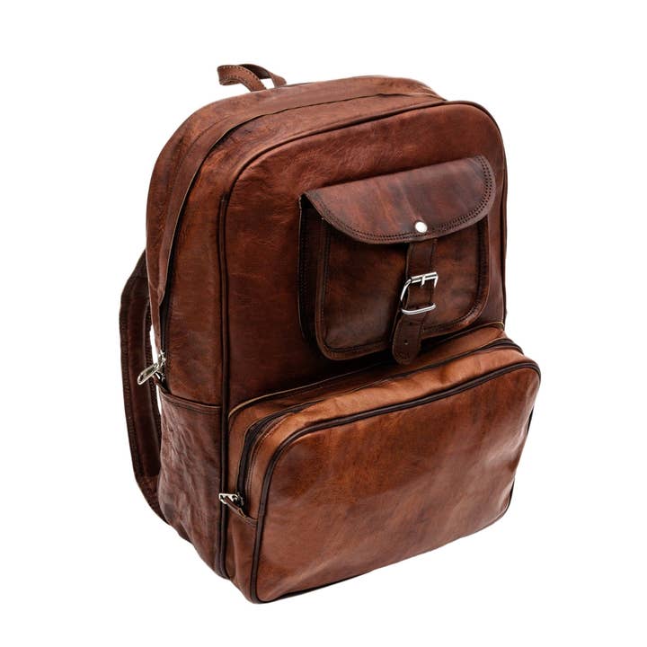 Der Vintage Traveller Rucksack für den Großhandel von Classy Leather Bags