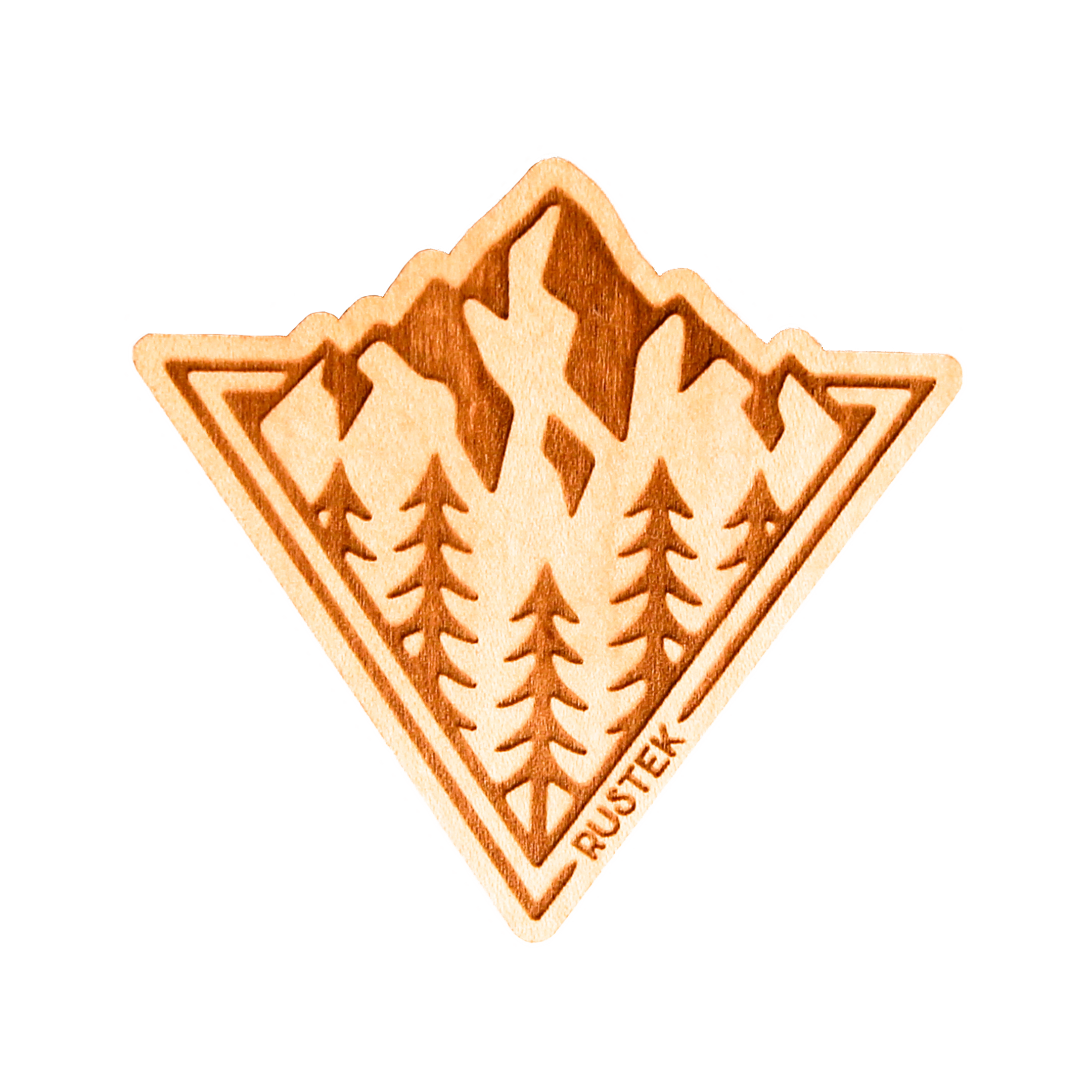 Rustek Collective – wholesale Sticker – CUSTOM ONLY Wood Sticker0